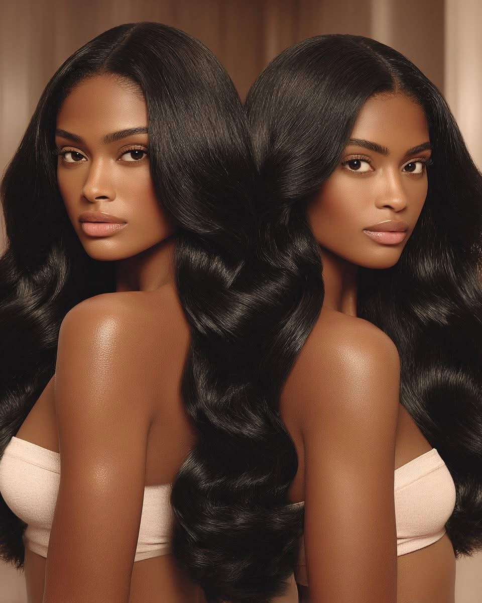 Full lace wig natural glam